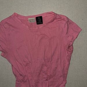 vtg arizona soft tight pink baby tee